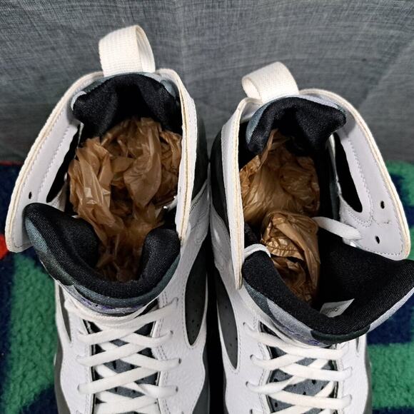 Size 10 Nike Air Jordan 7 Retro Flint Gray White Purple CU9307-100 Men's Sneaker - Picture 15 of 15